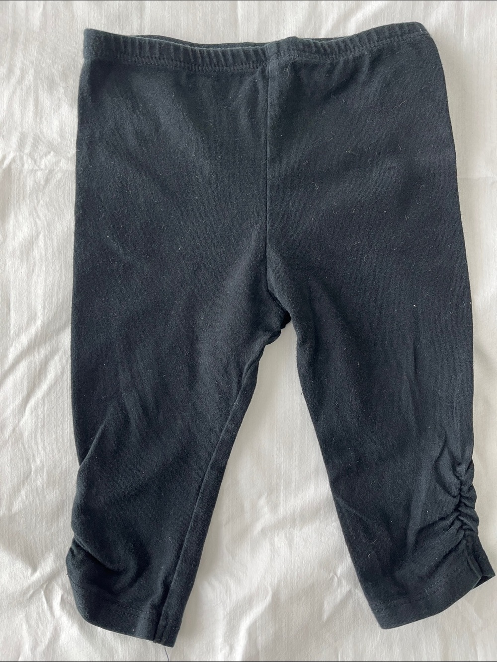 Circo Black Girls Ruched Hem Leggings